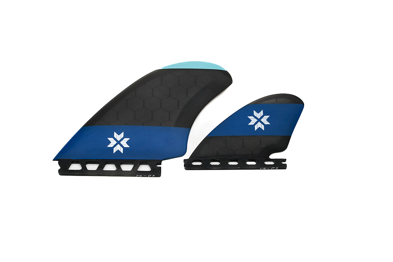 RAKED OUT QUAD FINS (HEXCORE) - FUTURES COMPATIBLE